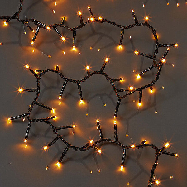 HELLUM LED-AppClusterlichterkette bernstein 578225